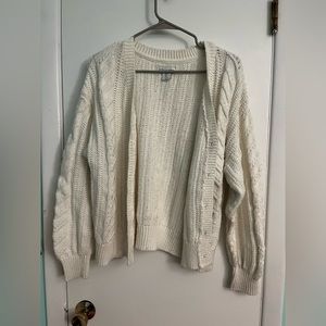 Off white cardigan with buttons size L Cupcakes and Cashmere NEVER WORN